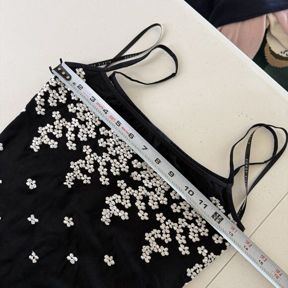 VTG 90s Y2K Cache Maxi Dress Gown Sz S Prom Slinky Fairy Whimsigoth Embroidered - Picture 6 of 9